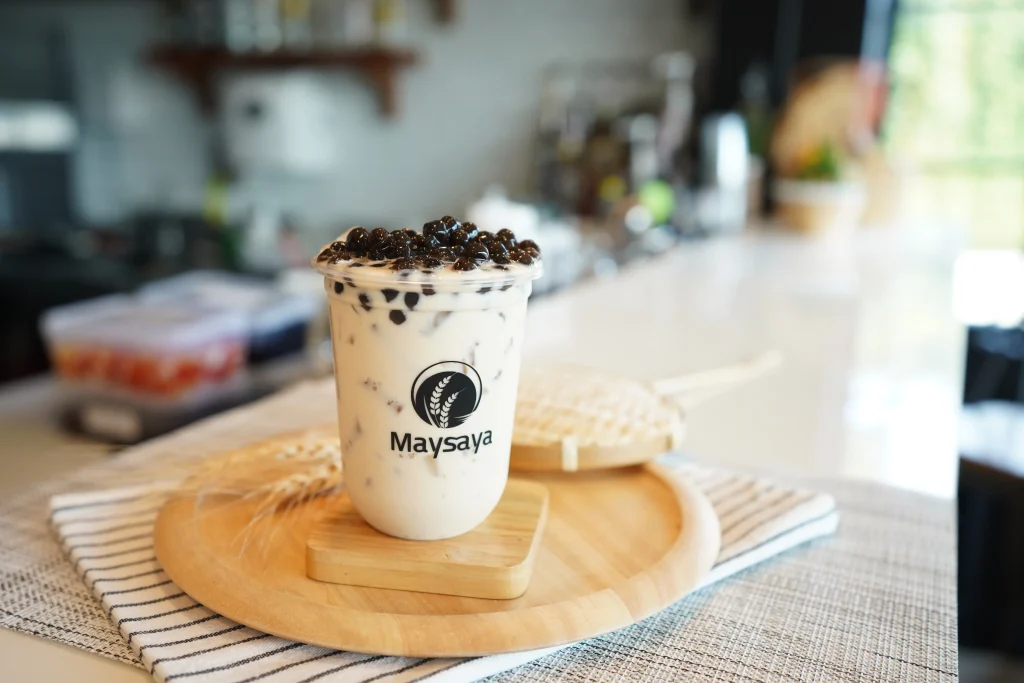 ชานม Maysaya Signature + Bubble