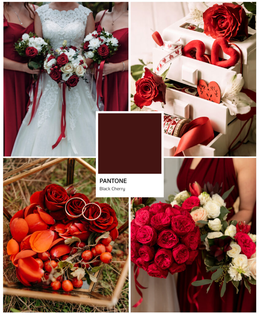 โทน Burgundy หรือ Black Cherry